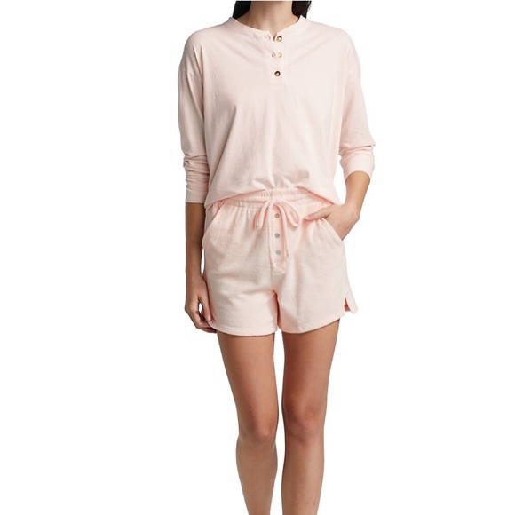 DONNI. Henley Long Sleeve T-Shirt - Picture 2 of 7